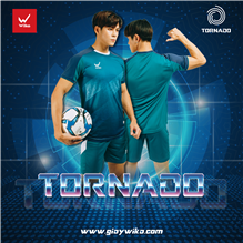 Áo bóng đá Wika Tornado _ Xanh Rêu