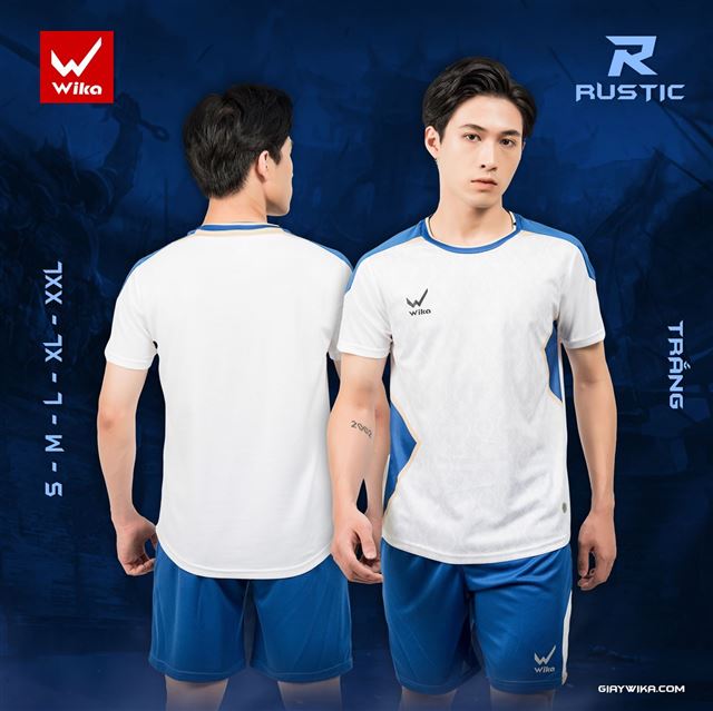 Áo bóng đá Wika Rustic - Màu Trắng