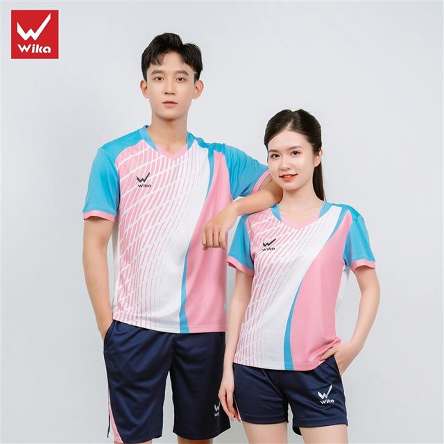 Bộ thể thao Wika Pazio - Màu Trắng Hồng