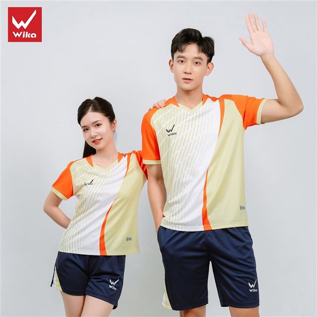 Bộ thể thao Wika Pazio - Màu Trắng Vàng