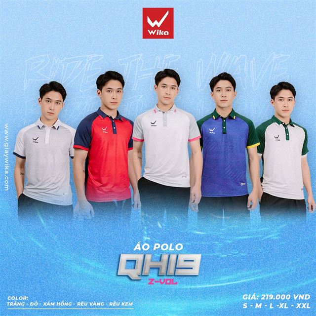 Áo Polo Wika Quang Hải QH19 Z-Vol