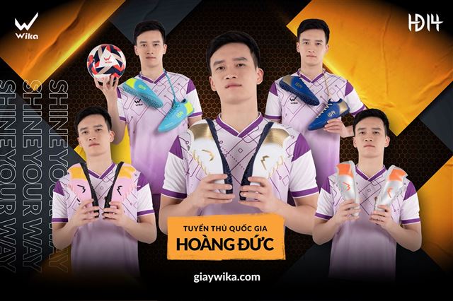 Giày bóng đá Hoàng Đức Wika HĐ14