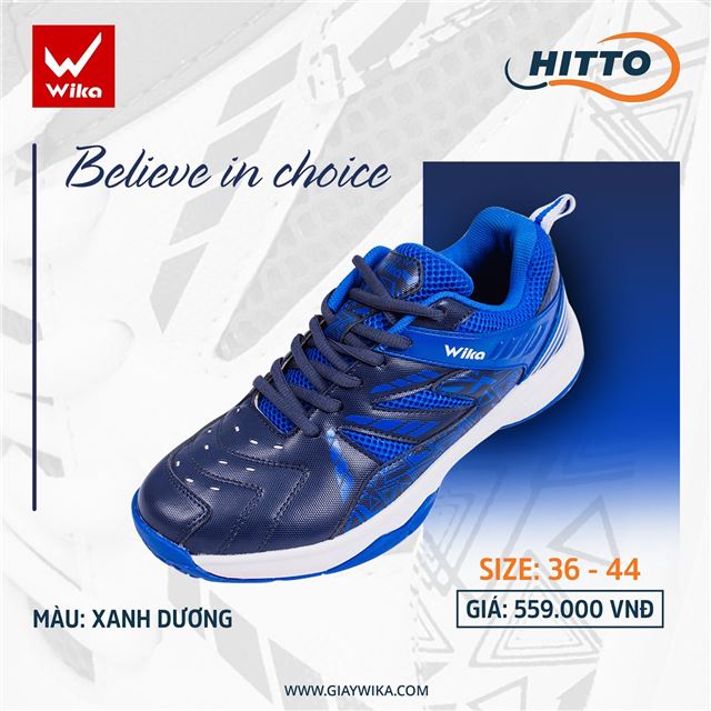 Giày thể thao Wika Hitto - Màu Xanh Dương