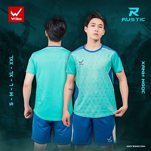 Áo bóng đá Wika Rustic - Màu Xanh Ngọc