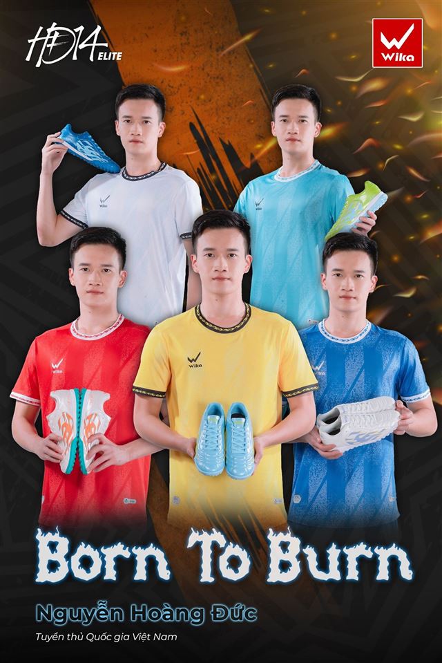 Giày bóng đá Wika Hoàng Đức HĐ14 Elite