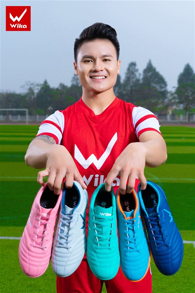 Siêu phẩm giày bóng đá Design by Quang Hai - Wika QH19 NEO