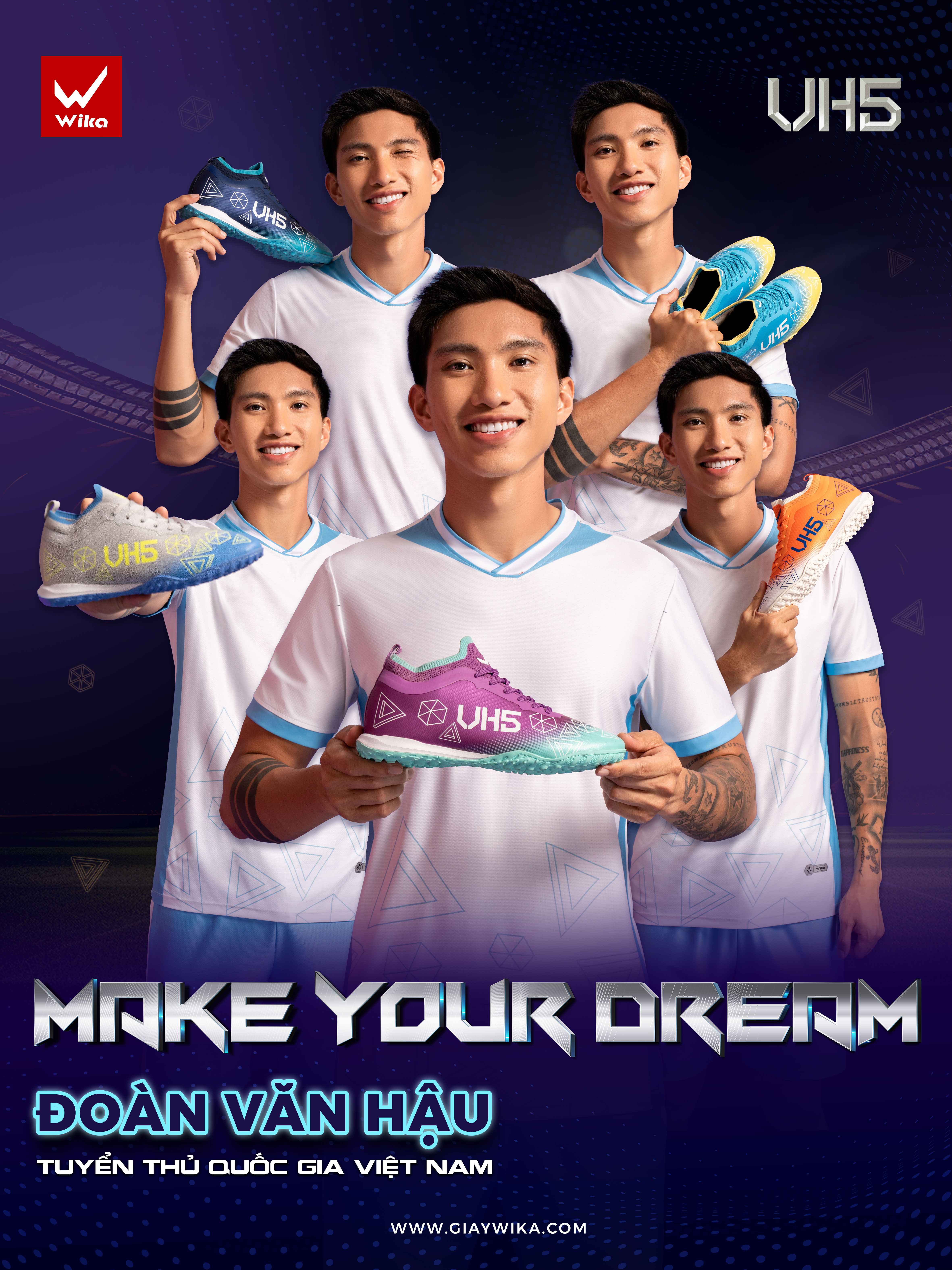 Giày bóng đá Văn Hậu VH5